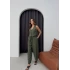ÇİLEK YELEK VE HAVUÇ PANTOLONLU İKİLİ TAKIM HAKİ