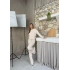 YUMOŞ TRİKO KUMAŞ KAZAK VE PANTOLONLU İKİLİ TAKIM BEJ