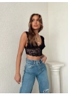 DANTEL BRALET SİYAH