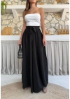 BEL KUŞAKLI İSPANYOL PAÇA PANTOLON SİYAH