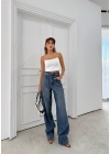 BEL TOKA DETAY BOL KESİM GENİŞ PAÇA BAGGY JEAN