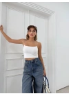 BEL TOKA DETAY BOL KESİM GENİŞ PAÇA BAGGY JEAN