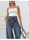 BEL TOKA DETAY BOL KESİM GENİŞ PAÇA BAGGY JEAN