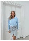 POLO YAKA YUMOŞ TRİKO MAVİ