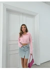 POLO YAKA YUMOŞ TRİKO PEMBE