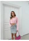 POLO YAKA YUMOŞ TRİKO PEMBE