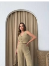 TRİKO YELEK VE PANTOLONLU İKİLİ TAKIM