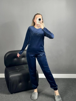 Parlament Mavi Fransız Kadife Takım