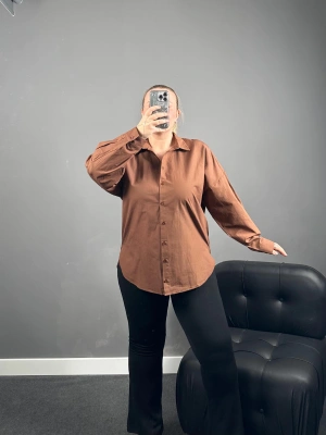 Kahverengi Orijinal Marka Gömlek