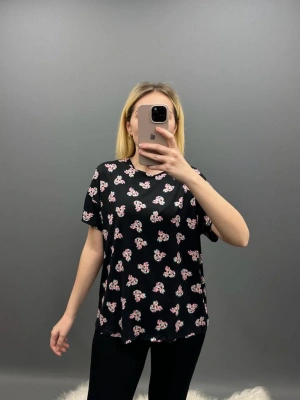 Orijinal Marka Siyah Mickey Desen Tshirt