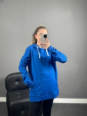 Üç İplik Saks Mavisi Sweatshirt