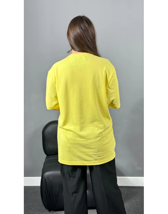 Unisex Sarı Polo Tshirt