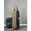 Leopar Yarasa Kol Elbise