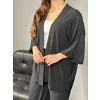 Siyah Kimono Pantolon Takım
