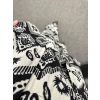 Siyah Desenli Kimono Pantolon Takım