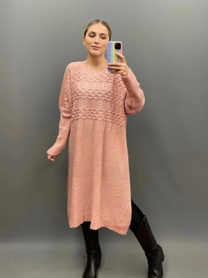 Pudra Uzun Örme Triko RQ