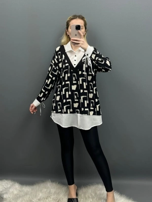 Original Desen Gömlek Bluz