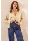 Oversized Classic Shirt - Light Beige