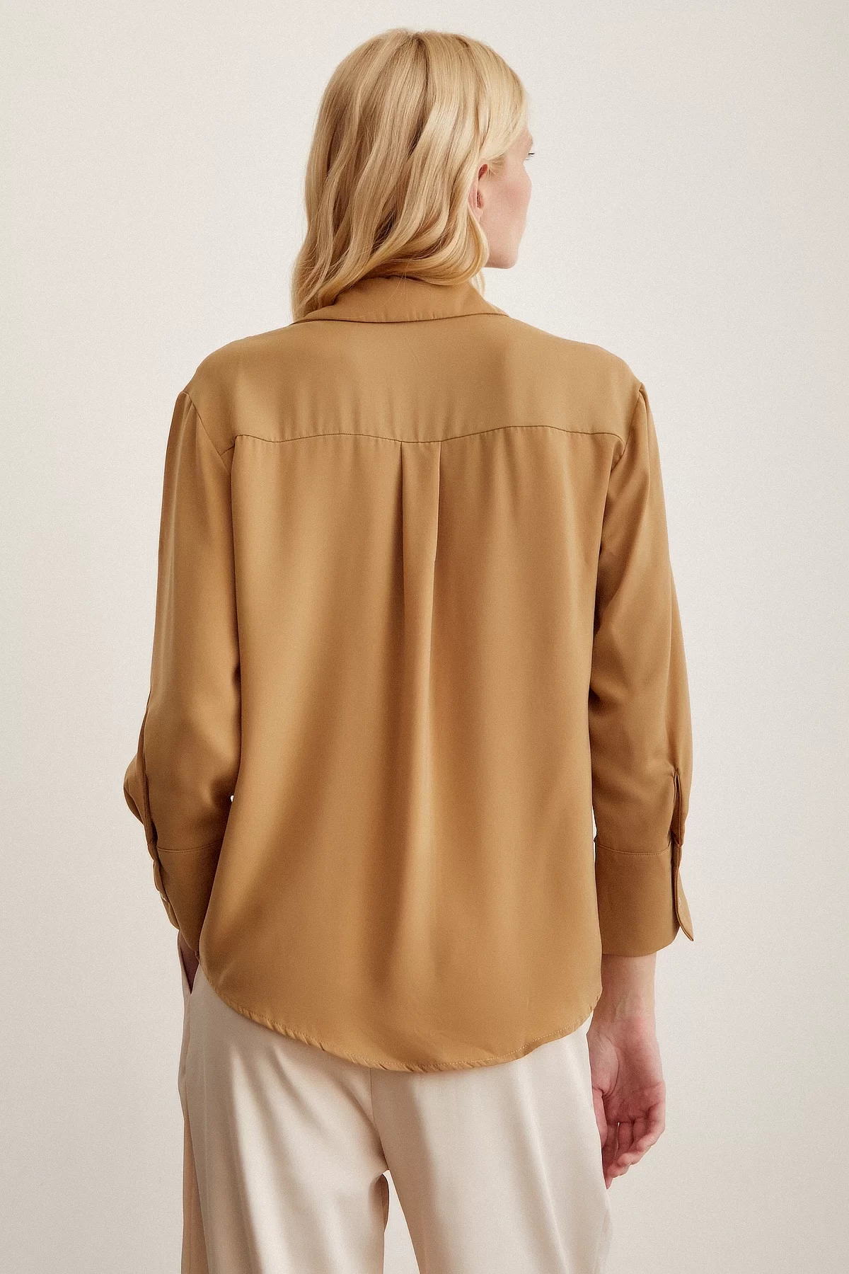 Oversized Classic Shirt - Mustard