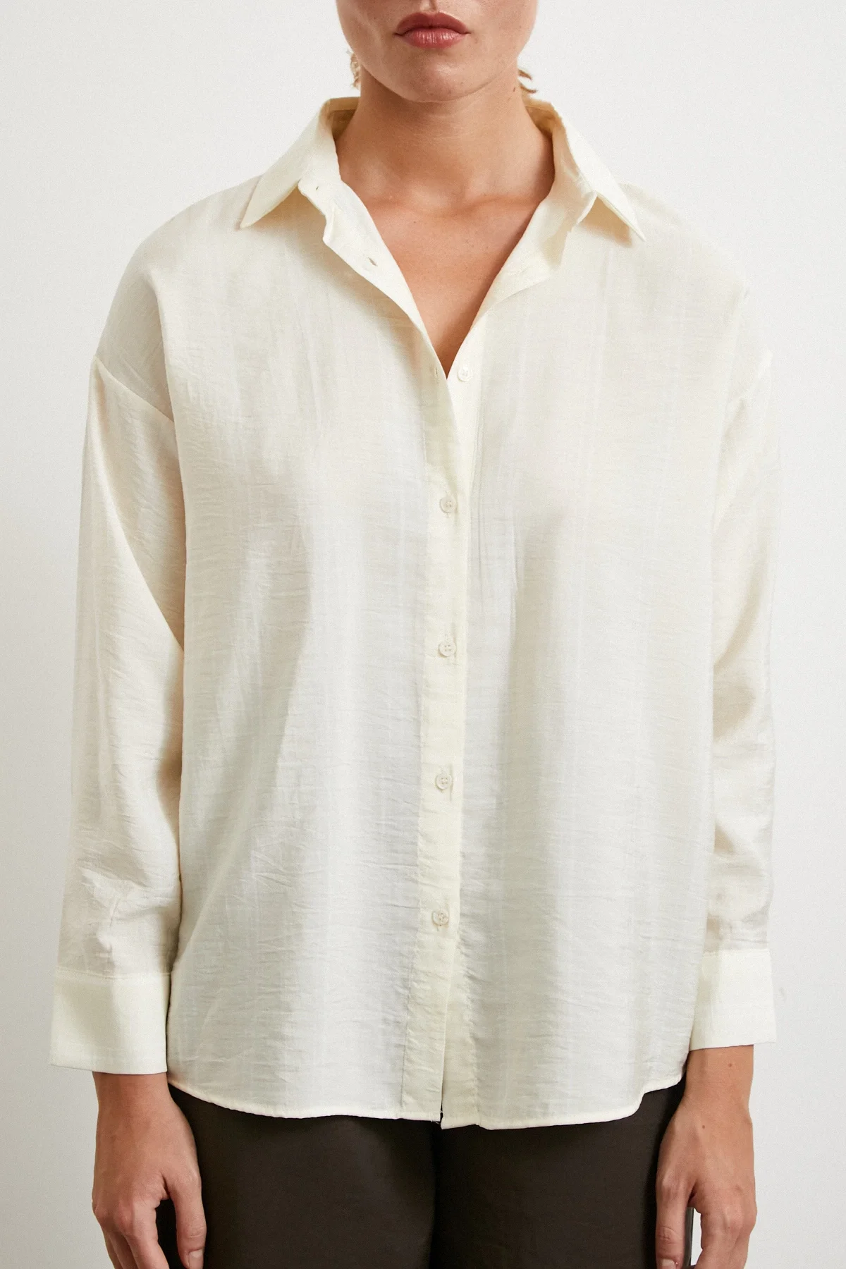 Double-lined Modal Shirt - Ecru