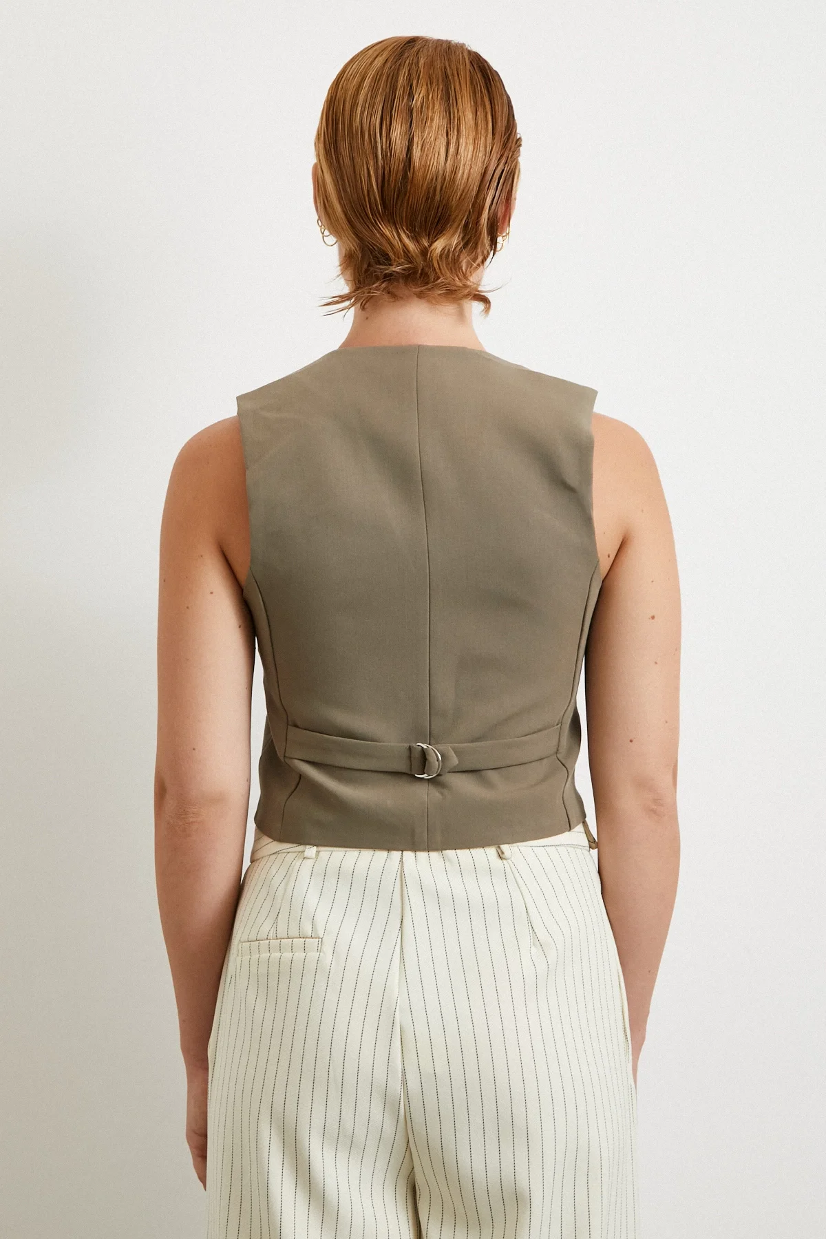 Padded Vest - Khaki