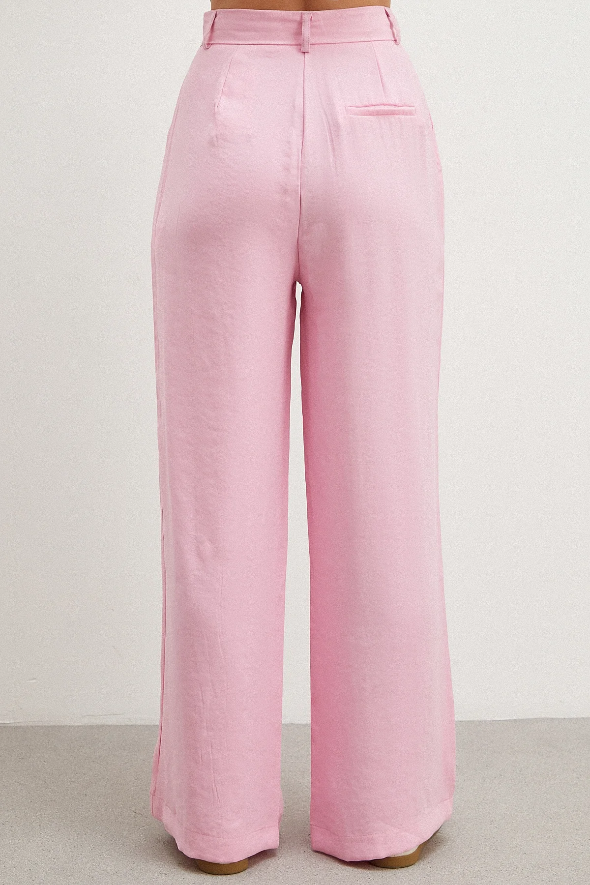 Modal Palazzo Pantolon - Pembe