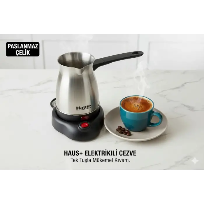 Hous+ HS-1600 Çelik Türk Kahve Makinası