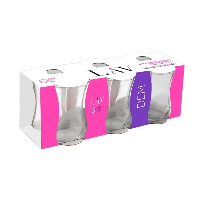 Lav Dem Çay Bardağı 6lı