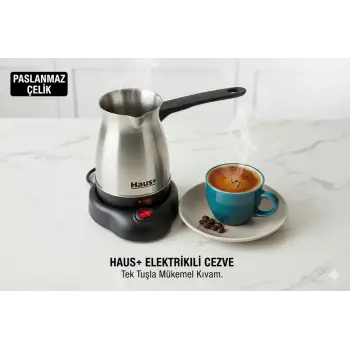 Hous+ HS-1600 Çelik Türk Kahve Makinası