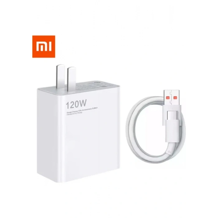 Xiaomi 120W MI10 Ultra Hızlı Şarj Aleti Type-C Kablo Seti
