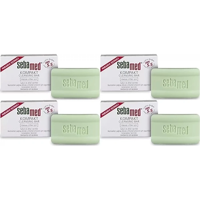 Sebamed Sabun Kompakt Hassas Cilt 100GR (4 Lü Set)