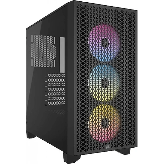 Corsair 3000D RGB Airflow CC-9011255-WW Fanlı Siyah ATX Oyuncu Kasası