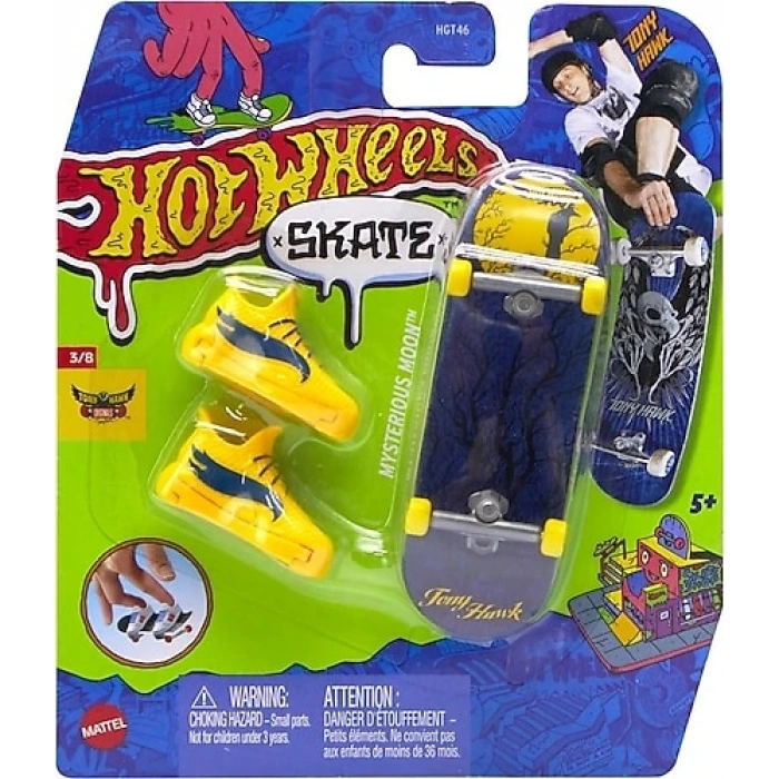 Hot Wheels Skate Parmak Kaykay ve Ayakkabı Paketleri HGT46