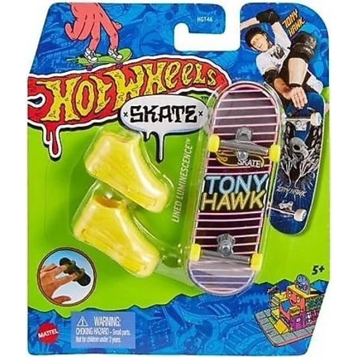 Hot Wheels Skate Parmak Kaykay ve Ayakkabı Paketleri HGT46