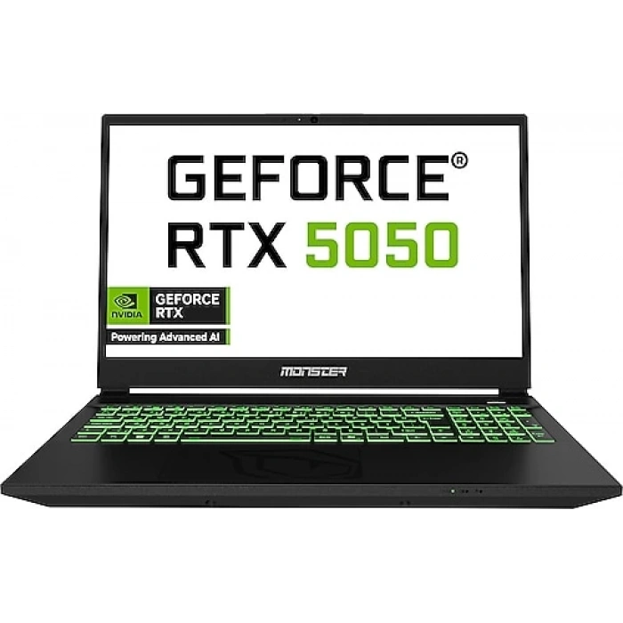 Monster Abra A5 V22.1.2 i7-13620H 32 GB 1 TB SSD RTX5050 15.6 FreeDos Full HD Gaming Laptop