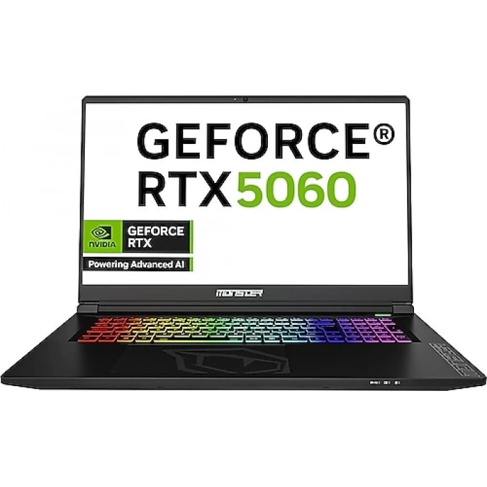 Monster Tulpar T7 V26.2 i7-13620H 16 GB 500 GB SSD RTX5060 17.3 FreeDOS Full HD Gaming Laptop