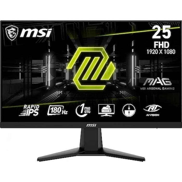 MSI MAG 256F 24.5 1 ms Full HD IPS 180 Hz Oyuncu Monitörü
