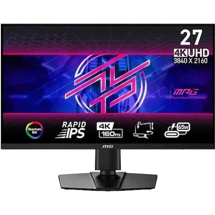 MSI MPG 274URF QD 27 0.5 ms 4K Pivot IPS 160 Hz Oyuncu Monitörü