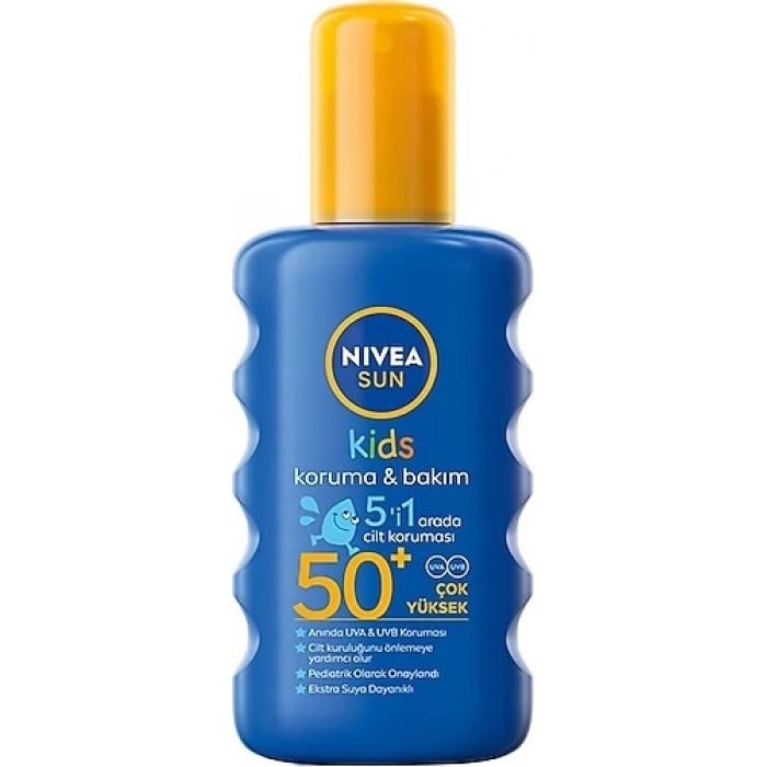 Nivea Koruma & Bakım 200 ml 50 Faktör Çocuk Güneş Spreyi