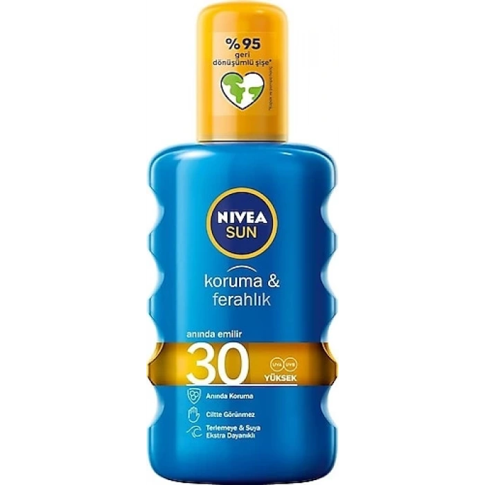 Nivea Koruma & Ferahlık 200 ml 30 Faktör Güneş Spreyi
