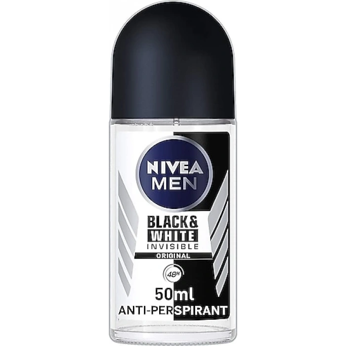 Nivea Men Invisible Black & White Original 50 ml Erkek Roll-On