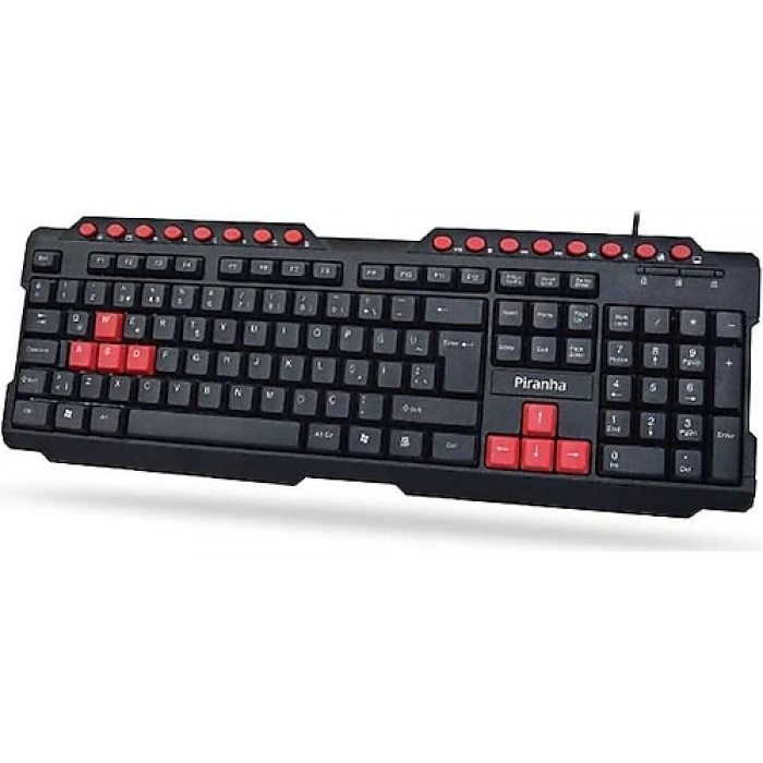 Piranha 2340 Kablolu Oyuncu Klavyesi