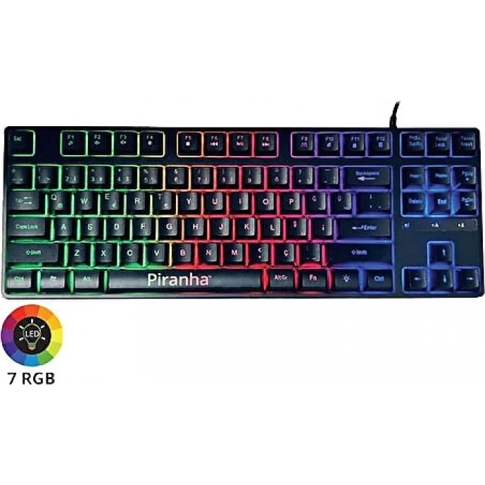 Piranha 2350 RGB Kablolu Oyuncu Klavyesi