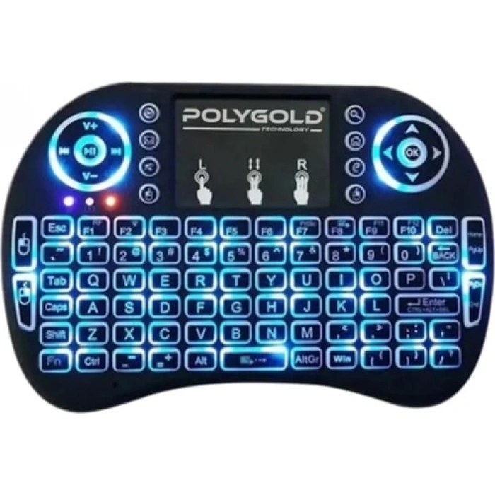 Polygold PG-8035 Q Şarjlı Mini Smart TV Kablosuz Klavye