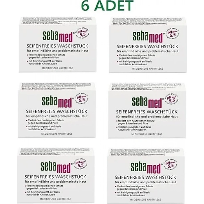 Sebamed Kompakt Sabun 100 gr 6 Adet