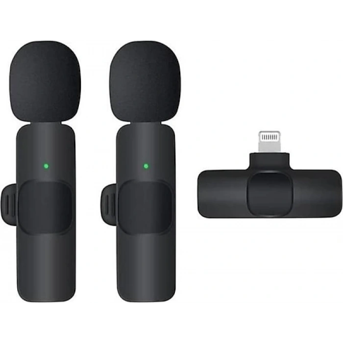 Torima K9 2li Lightning Kablosuz Yaka Mikrofonu