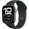 Apple Watch Series 10 GPS 42mm Simsiyah Alüminyum Kasa ve Siyah Spor Kordon Akıllı Saat