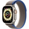 Apple Watch Ultra GPS + Cellular 49mm Titanyum Kasa ve Mavi-Gri-Trail Akıllı Saat
