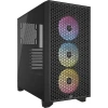 Corsair 3000D RGB Airflow CC-9011255-WW Fanlı Siyah ATX Oyuncu Kasası