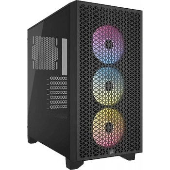 Corsair 3000D RGB Airflow CC-9011255-WW Fanlı Siyah ATX Oyuncu Kasası